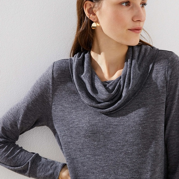 LOFT Tops - NWT LOFT COWL NECK TUNIC TOP XXL